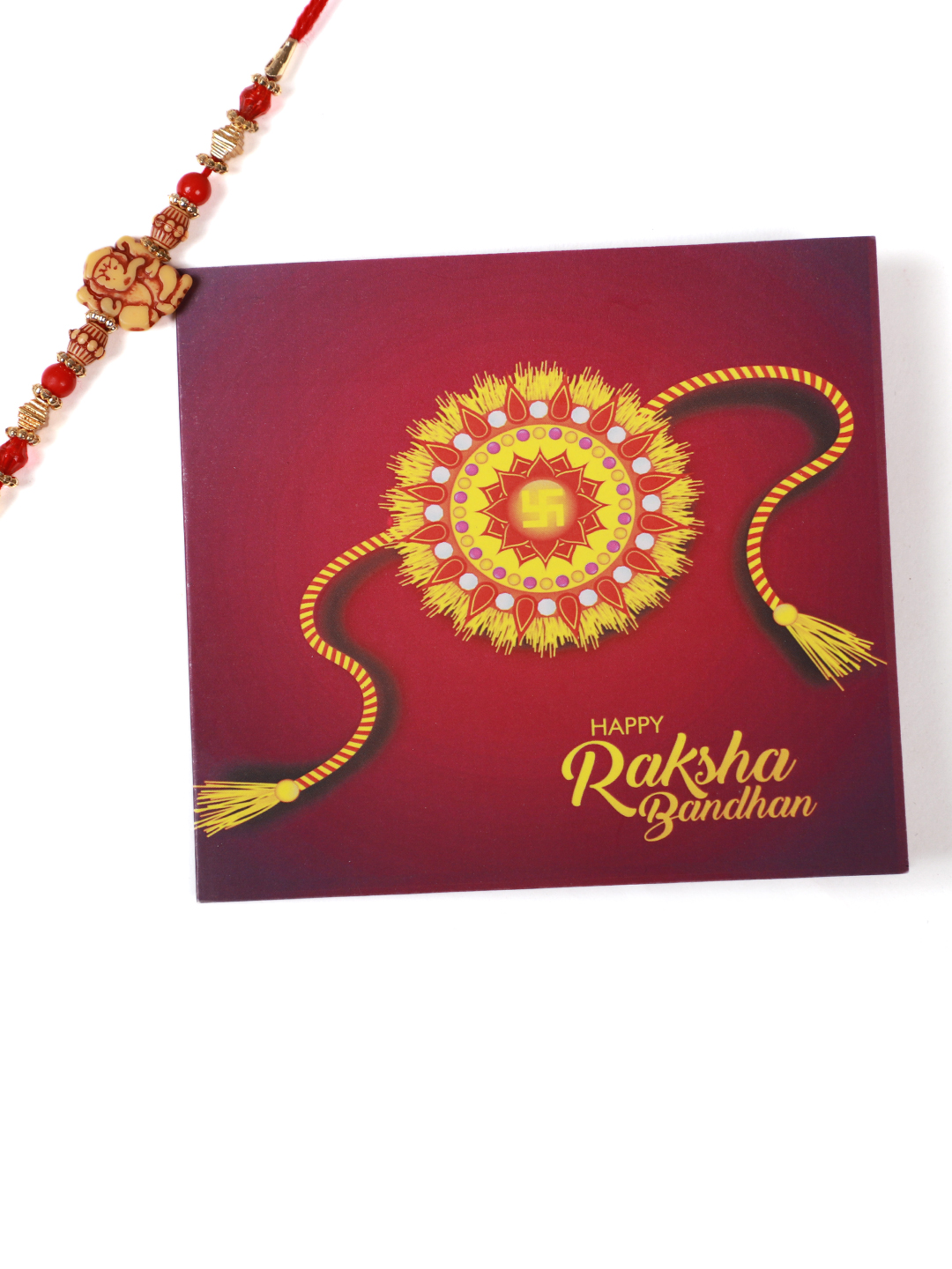 YouBella Rakhi and Greeting Card Combo for Brother